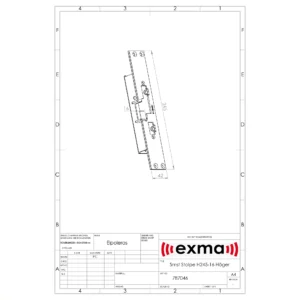 787046: Stolpe H245/16 höger