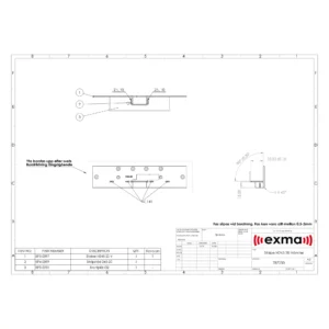 787050: Stolpe H245/20 vänster