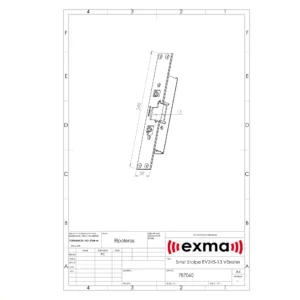 787060: Stolpe EV245/13 vänster
