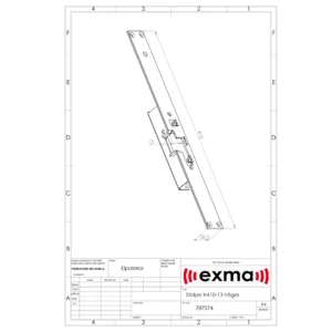 787074: Stolpe H410/13 höger