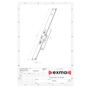 787076: Stolpe H410/13 vänster